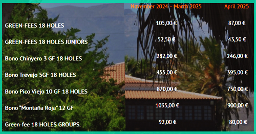 Tenerife Golf Courses