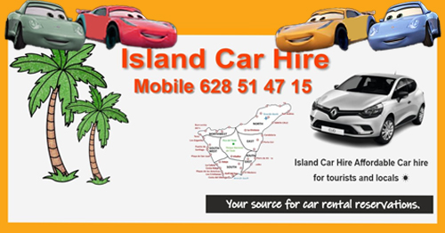 Note: amarilla car hire tenerife is closed
Island Car Hire is Open